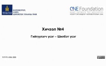 Монгол бичгийн хичээл №4 Шилбэт үсэг – 