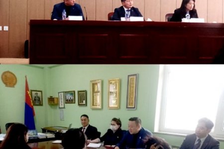 ХУУЛЬ ЗҮЙ ДОТООД ХЭРГИЙН САЙД, УЛСЫН БҮРТГЭЛИЙН ЕРӨНХИЙ ГАЗРЫН  ДАРГА БОЛОН БУСАД АЛБАНЫ ХҮМҮҮС ГОВЬ-АЛТАЙ АЙМАГТ  АЖИЛЛАСАН ТУХАЙ