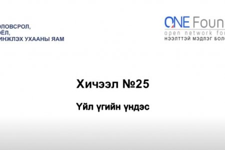 Монгол бичгийн хичээл №25 Үйл үгийн язгуур үндэс