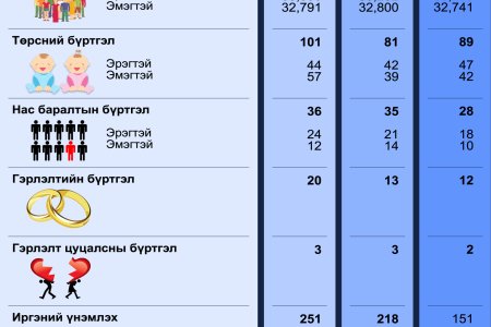 2024 оны 8-р сарын статистик тоон мэдээ