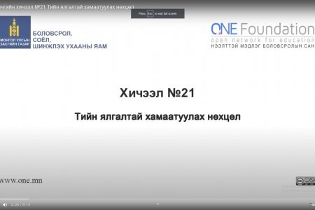 Монгол бичгийн хичээл №21 Тийн ялгалтай хамаатуулах нөхцөл