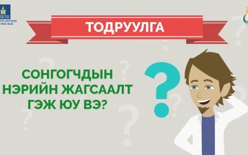 Сонгогчдын нэрийн жагсаалт гэж юу вэ?