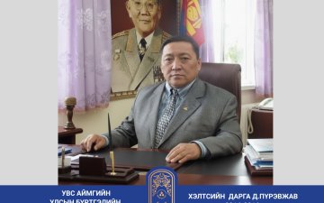 ЦУВРАЛ №2 АХМАДЫН ЗӨВЛӨЛИЙН ДАРГА ДАВААГИЙН ПҮРЭВЖАВ – “ХАРИУЦЛАГАТАЙ УДИРДЛАГА, ТӨГС БҮРТГЭЛИЙН ЖИЛҮҮД”