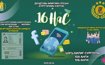 УЛСЫН БҮРТГЭЛИЙН БАЙГУУЛЛАГА ҮҮСЭЖ ХӨГЖСӨНИЙ 85 жилийн ойг угтан 