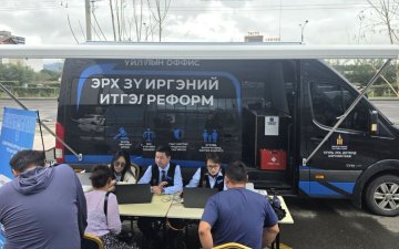 ӨНӨӨДРИЙН “ЯВУУЛЫН ОФФИС”-ООР 76 ИРГЭНД УЛСЫН БҮРТГЭЛИЙН ҮЙЛЧИЛГЭЭ, ЗӨВЛӨГӨӨ МЭДЭЭЛЭЛ ХҮРГЭЛЭЭ
