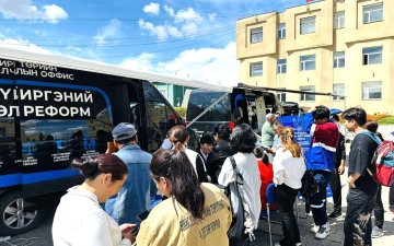 ӨНӨӨДРИЙН “ЯВУУЛЫН ОФФИС”-ООР 105 ИРГЭНД УЛСЫН БҮРТГЭЛИЙН ҮЙЛЧИЛГЭЭ, ЗӨВЛӨГӨӨ, МЭДЭЭЛЭЛ ХҮРГЭЛЭЭ