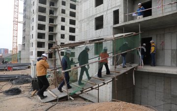 УБЕГ-ын архивын зориулалттай барилга болон албан хаагчдад зориулсан орон сууцны барилгын ажил төлөвлөсөн хугацааны дагуу хэвийн үргэлжилж байна