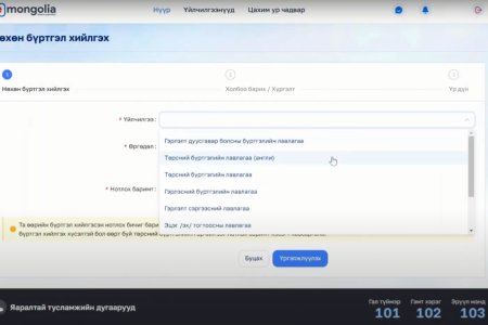 E-Mongolia аппликейшн ашиглан цахимаар нөхөн бүртгэлийн үйлчилгээг авах заавар
