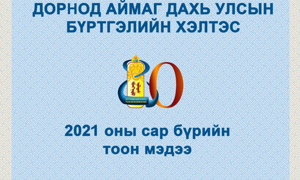 10-р сарын тоон мэдээ