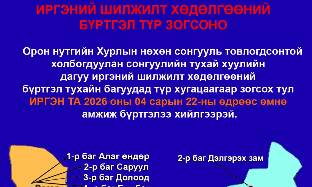 Иргэдийн анхааралд 