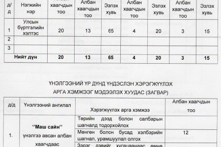 Албан хаагчдын гүйцэтгэлийн үнэлгээ