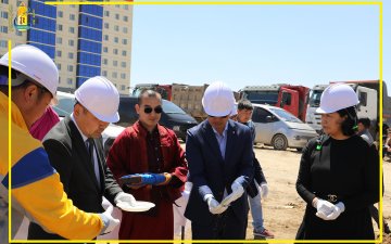 Албан хаагчдын орон сууц болон архивын барилгын шав тавих ёслол боллоо