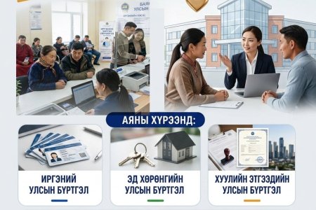 Иргэнд ээлтэй бүртгэлийн үйлчилгээ