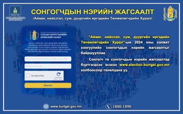 Аймаг, нийслэл, сум, дүүргийн иргэдийн Төлөөлөгчдийн Хурлын 2024 оны ээлжит сонгуулийн сонгогчдын нэрийн жагсаалтыг байршууллаа