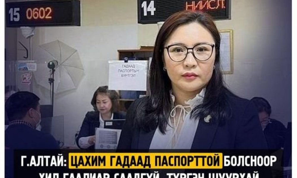 Цахим гадаад паспорт