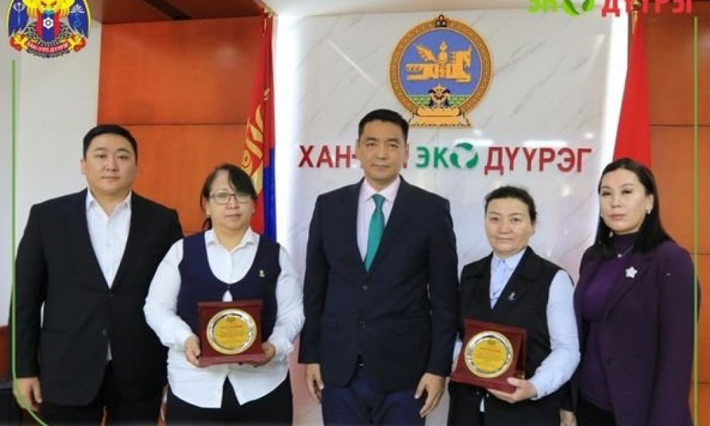 Хан-Уул дүүргийн 13, 16 дугаар хорооны Улсын бүртгэгч нарт өргөө цагаан гэр олголоо