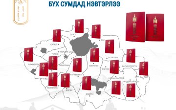 Гадаад паспортын бүртгэлийн үйлчилгээ бүх суманд нэвтэрлээ