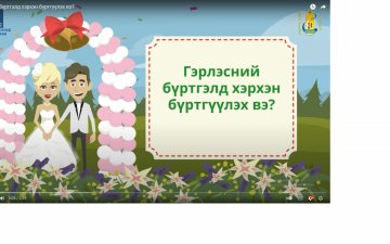 Гэрлэсний бүртгэлд хэрхэн бүртгүүлэх вэ?