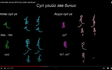 Монгол бичгийн хичээл №24 Сул үгийг зөв бичих