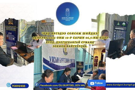 Зөөврийн 4g төхөөрөмж ашиглан Хулд суманд улсын бүртгэлийн чиглэлээр 54 үйлчилгээ үзүүллээ. 