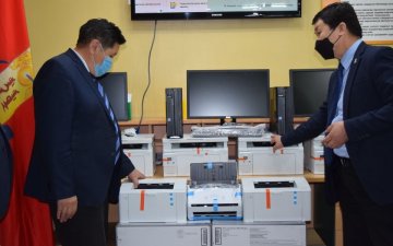УЛСЫН БҮРТГЭЛИЙН ХЭЛТЭСТ ТОНОГ ТӨХӨӨРӨМЖИЙН ДЭМЖЛЭГ ҮЗҮҮЛЭВ.