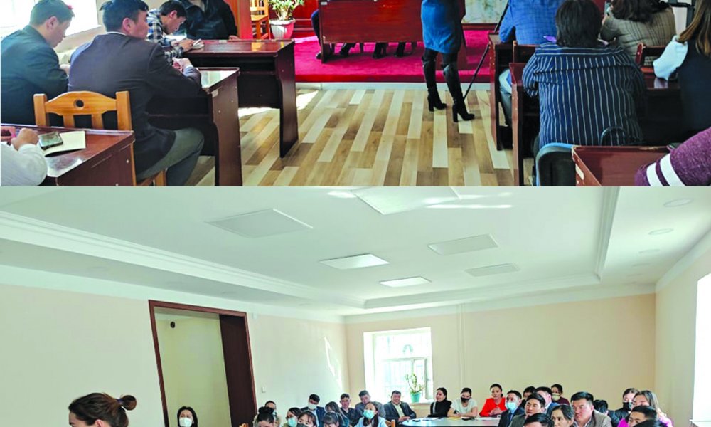 ЕСӨНБУЛАГ СУМЫН БОЛОН БАГИЙН ЗАСАГ ДАРГА НАРТАЙ ХАЯГЖУУЛАЛТЫН АЖЛЫН ТАЛААР АЖИЛ ХЭРГИЙН УУЛЗАЛТ ЗОХИОН БАЙГУУЛЛАА