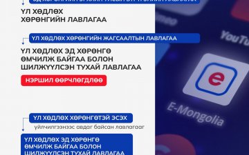 E-Mongolia платформоос авдаг Үл хөдлөх хөрөнгийн жагсаалтын лавлагааны нэршил өөрчлөгдлөө.