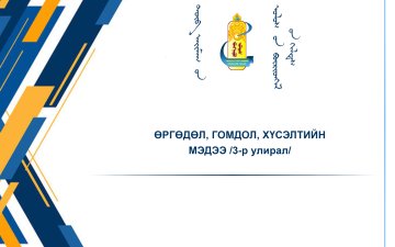 2024 оны 3 дугаар улирлын өргөдөл, гомдол, хүсэлтийн тайлан мэдээ