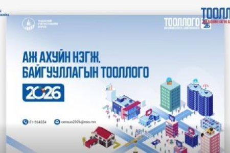 АЖ АХУЙ НЭГЖ, БАЙГУУЛЛАГЫН ТООЛЛОГО-2026