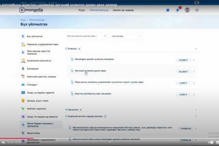 E-Mongolia апплейкшн ашиглан цахимаар иргэний үнэмлэх дахин авах заавар