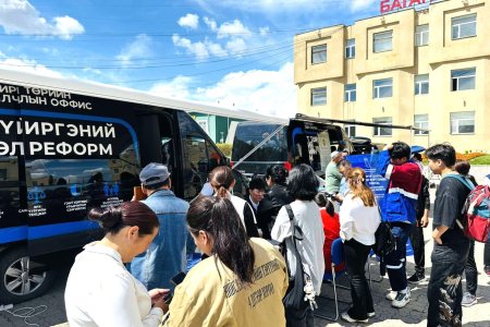 ӨНӨӨДРИЙН “ЯВУУЛЫН ОФФИС”-ООР 105 ИРГЭНД УЛСЫН БҮРТГЭЛИЙН ҮЙЛЧИЛГЭЭ, ЗӨВЛӨГӨӨ, МЭДЭЭЛЭЛ ХҮРГЭЛЭЭ