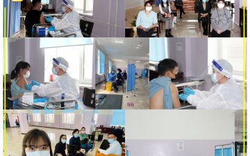 Өмнөговь аймаг дахь Улсын бүртгэлийн хэлтсийн алба хаагчид корона вирусээс урьдчилан сэргийлэх вакциндаа хамрагдлаа