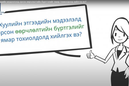 Хуулийн этгээдийн мэдээлэлд орсон өөрчлөлтийн бүртгэлийг ямар тохиолдолд хийлгэх вэ?