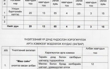 Албан хаагчдын гүйцэтгэлийн үнэлгээ