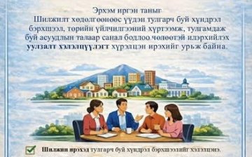 Цагаан-Үүр сумын улсын бүртгэгч Б.Долгорсүрэн “Шилжилт хөдөлгөөн ба төрийн үйлчилгээ” сэдэвт уулзалт зохион байгууллаа.