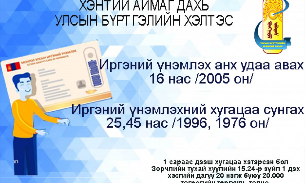 ИРГЭН ТАНЫ АНХААРАЛД