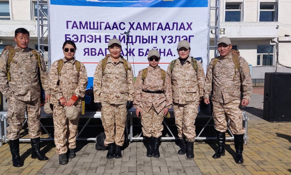 Гамшгаас хамгаалах бэлэн байдлын үзлэгт Улсын бүртгэлийн хэлтсийн мэргэжлийн  алба хамрагдаж бэлэн байдлаа шалгууллаа.