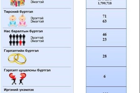 Сар бүрийн тоон мэдээ 2 сар