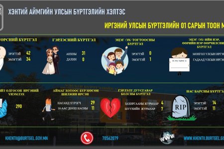 2026 оны 01 дүгээр сарын тоон мэдээлэл