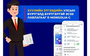 Хуулийн этгээдийн улсын бүртгэлийн талаарх лавлагаа Burtgel.mn болон e mongolia-с цахимаар авах боломжтой