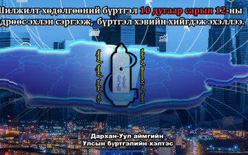 ИРГЭДИЙН АНХААРАЛД