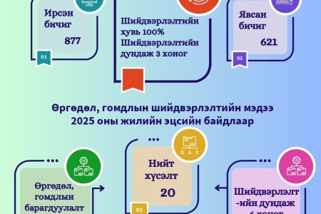 ХЭЛТСИЙН ИРГЭДЭЭС ИРҮҮЛСЭН ӨРГӨДӨЛ ГОМДЛЫН ШИЙДВЭРЛЭЛТИЙН 2025 ОНЫ ТАЙЛАН