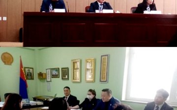 ХУУЛЬ ЗҮЙ ДОТООД ХЭРГИЙН САЙД, УЛСЫН БҮРТГЭЛИЙН ЕРӨНХИЙ ГАЗРЫН  ДАРГА БОЛОН БУСАД АЛБАНЫ ХҮМҮҮС ГОВЬ-АЛТАЙ АЙМАГТ  АЖИЛЛАСАН ТУХАЙ