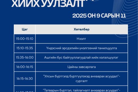 Ашгийн бус байгууллагуудыг терроризмыг санхүүжүүлэхэд өртөх эрсдэлийн үнэлгээний хүрээнд хийж буй хэлэлцүүлэгт оролцохыг урьж байна