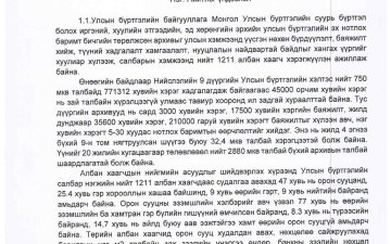 2025 оны Албан хаагчдын нийгмийн асуудлыг шийдвэрлэх үйл ажиллагааны хөтөлбөр УБЕГ
