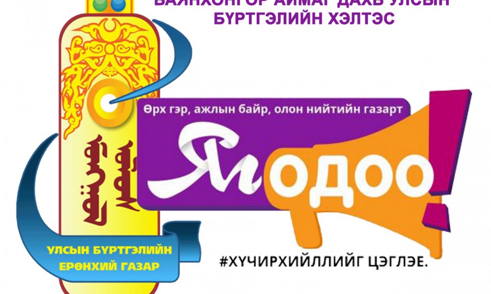 яг одоо аянд БИД НЭГДЭЖ  байна.