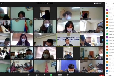 21 аймаг, 9 дүүрэг дэх Улсын бүртгэлийн хэлтэстэй цахимаар хуралдаж, чиглэл өглөө