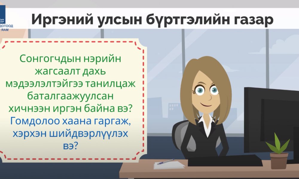 Сонгогчдын нэрийн жагсаалт дахь мэдээлэлтэйгээ танилцаж баталгаажуулсан хичнээн иргэн байна вэ?