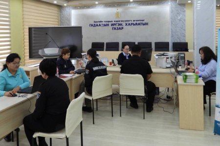 Зөөврийн тоног төхөөрөмжөөр улсын  Бүртгэлийн үйлчилгээг ажлын байранд үзүүллээ