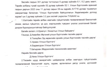 Төрийн албан хаагчийн гүйцэтгэлийн төлөвлөгөөний биелэлийг үнэлэх үнэлгээний баг байгуулах тухай